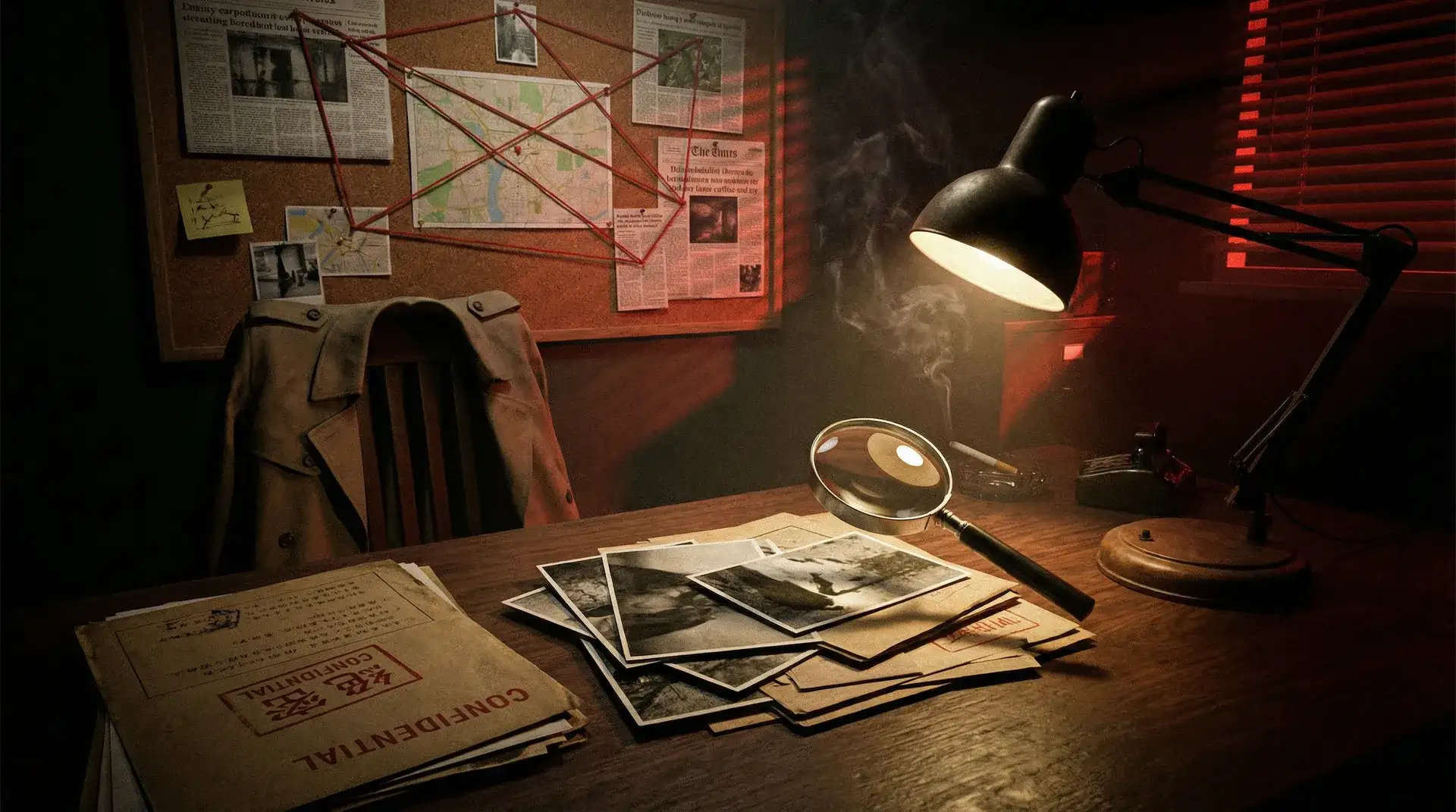 五一吃瓜网 - 调查记者工作台上的机密文件